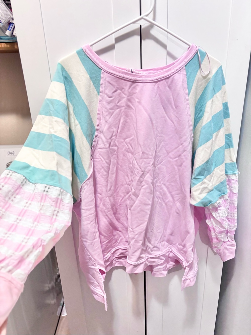 Pastel Fantastic fawn oversized sweater